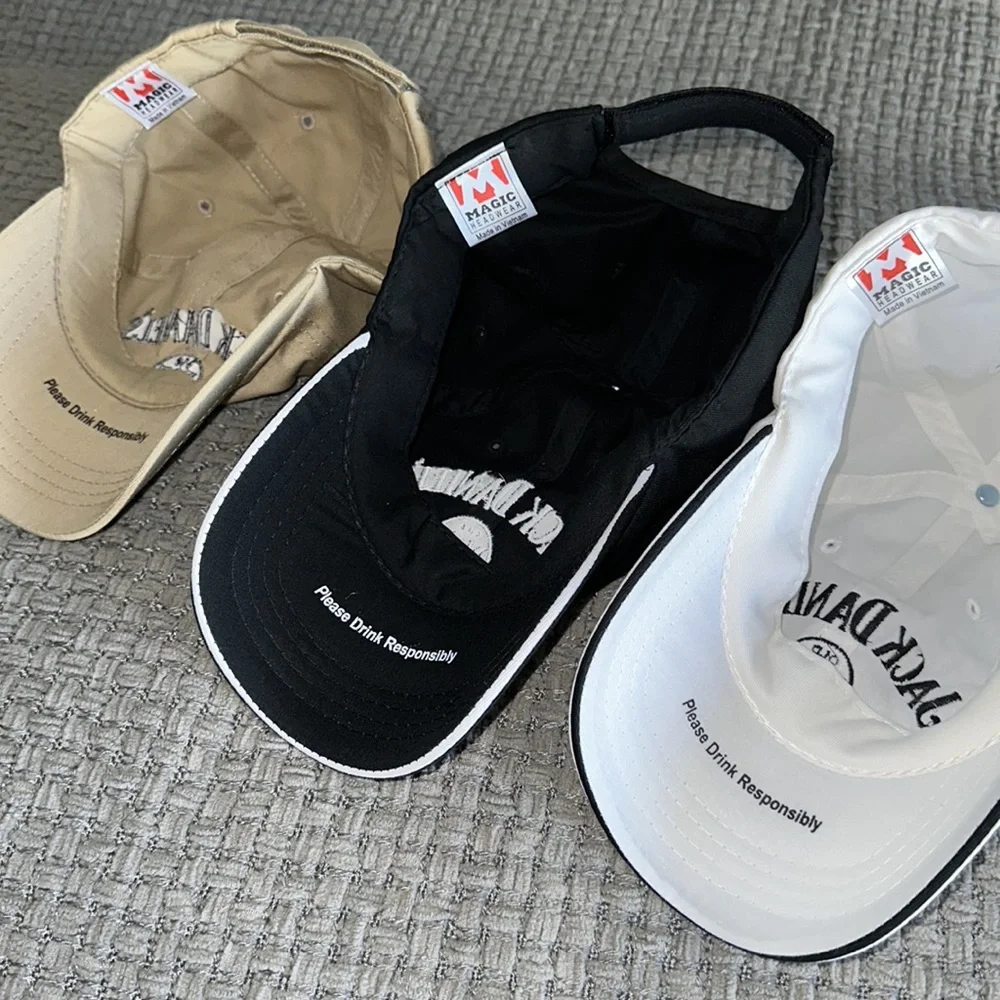 Jack Daniels cap hats set of 3